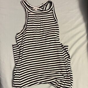 Charlotte Russe Black and White Striped Dress